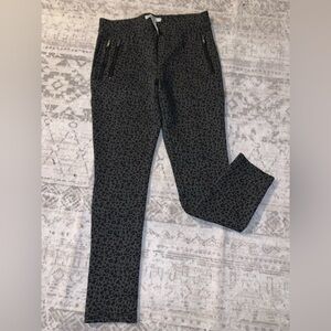 Cleo Pullon dress pants Black Patterned Pants
